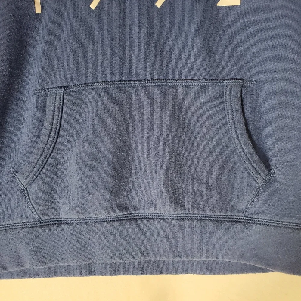 Polo Ralph Lauren 1992 Graphic Hoodie Boys L 14-16 Blue Pullover Sweatshirt